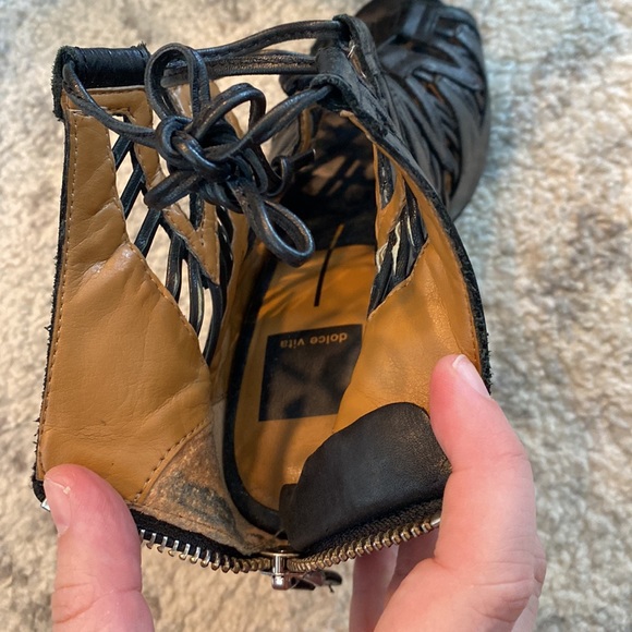 Dolce Vita Strappy Wedge Heels - Picture 7 of 9